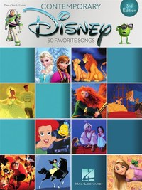 CONTEMPORARY DISNEY - 3RD EDITION - 50 FAVORITE SONGS - PIANO, VOIX & GUITARE