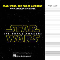 STAR WARS: THE FORCE AWAKENS (MANUSCRIPT PAPER) PAPETERIE