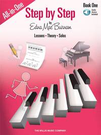 STEP BY STEP ALL-IN-ONE EDITION BOOK 1 PIANO +ENREGISTREMENTS ONLINE
