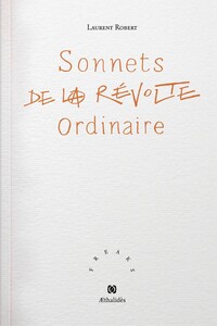 SONNETS DE LA REVOLTE ORDINAIRE
