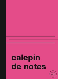 Calepin de notes - rose