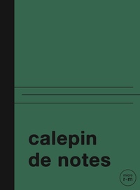 Calepin de notes - vert