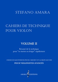 Cahiers de technique. Volume II