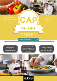 Tome 1 - Compétences 1, 2, 3 CAP Cuisine, Pochette de l'élève