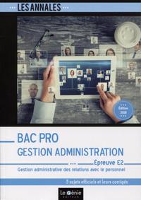 BAC PRO GESTION-ADMINISTRATION - EPREUVE E2