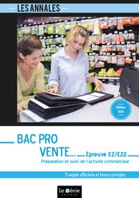Bac Pro Vente - Épreuve E2/E22