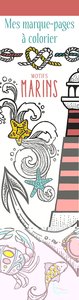 MES MARQUE-PAGES A COLORIER : - MOTIFS MARINS