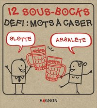 Coffret sous-bocks - Défi : mots à caser