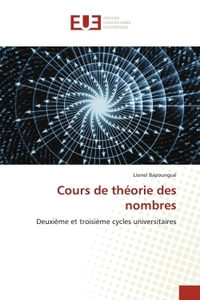 Cours de théorie des nombres