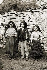Image des trois bergers de Fatima par lot de 20 ex - F118a