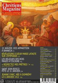 Chrétiens magazine janvier 2015 (n°275)
