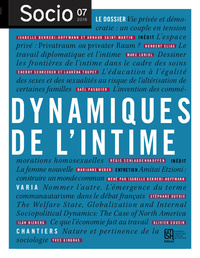 SOCIO N  7. DYNAMIQUES DE L'INTIME