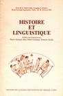 Histoire et linguistique - actes