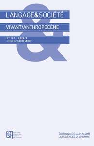 LANGAGE & SOCIETE N 187 2026/1