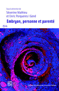 EMBRYON, PERSONNE ET PARENTE
