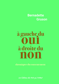 A GAUCHE DU OUI A DROITE DU NON