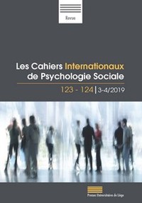 Les Cahiers Internationaux de Psychologie Sociale N° 123-124
