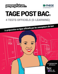 TAGE® POST BAC. 4 tests officiels (e-learning)