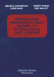 Métabolisme phosphocalcique normal et pathologique chez l'enfant