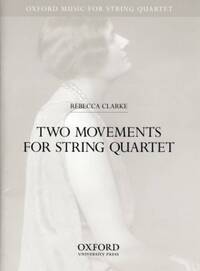 TWO MOVEMENTS FOR STRING QUARTET MUSIQUE D'ENSEMBLE-PARTITION+PARTIES SEPAREES