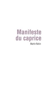 MANIFESTE DU CAPRICE