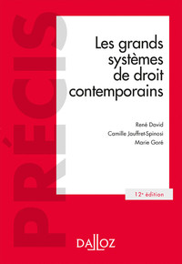 Les grands systèmes de droit contemporains. 12e éd.