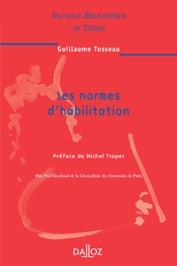 Les normes d'habilitation - Tome 60