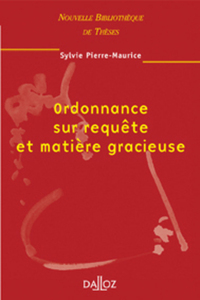 Ordonnance sur requête et matière gracieuse - Tome 29