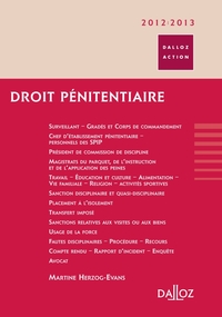 Droit pénitentiaire 2012/2013 - 2e éd.