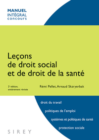 Leçons de droit social et de droit de la santé. 2e éd.