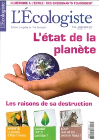 L'Ecologiste N° 46 L'Etat De La Planete Janvier-Mars 2016