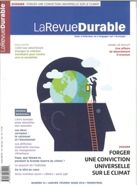 La Revue Durable N°56 Forger Une Conviction Janvier 2016