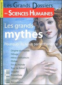 SCIENCES HUMAINES GD N 37 LES GRANDS MYTHES SCHD37