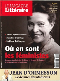 LE MAGAZINE LITTERAIRE N 566 OU SONT LES FEMINISTES AVRIL 2016