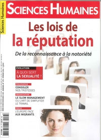 Sciences Humaines N°278 Les Lois De La Reputation Fevrier 2016