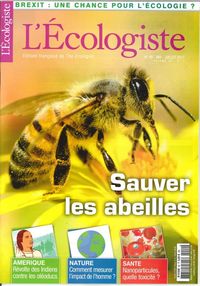 L'Ecologiste N°49 Sauver Les Abeilles Printemps 2017