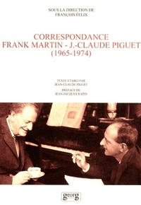 FRANCK MARTIN PIGUET CORRESPONDANCES