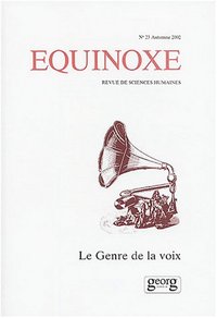 LE GENRE DE LA VOIX