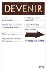 DEVENIR VOL 12 N 4 2000