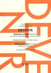 DEVENIR VOL 15 N 1 2003