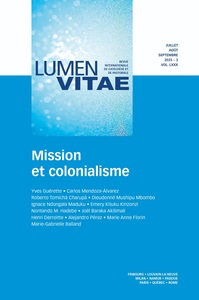 Mission et Colonianisme lumen vitae 2025 3 