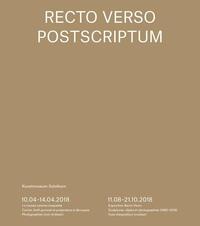 RECTO VERSO, POSTSCRIPTUM /FRANCAIS