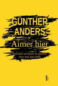 Aimer hier. Notes pour une histoire du sentiment