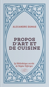 Propos d'art et de cuisine