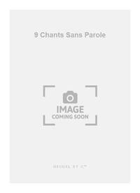 MEIN 9 CHANTS SANS PAROLE CY135 ALTO SAXOPHONE & PIANO BOOK