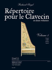SIEGEL: REPERTOIRE POUR LE CLAVECIN (EN 2 VOLUMES) VOLUME 1 (5E/6E) (TEXTE FRANCAIS, ANGLAIS, ALLEMA
