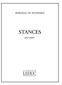 MARCELLE DE MANZIARLY: STANCES (PIANO SOLO) PIANO
