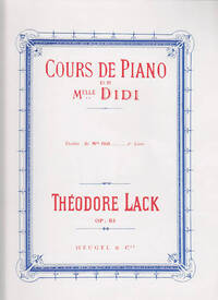 LACK COURS DE PIANO DE MLLE DIDI ETUDES VOLUME 2 PIANO BOOK PIANO