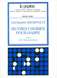 KRUMPHOLTZ: OEUVRES CHOISIES POUR HARPE VOLUME 2 (LP64)