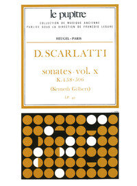 DOMENICO SCARLATTI : SONATES VOLUME 10 K458 - K506 - CLAVECIN - COLLECTION LE PUPITRE